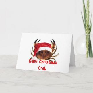 Cartão de Natal do Giant Enemy Crab