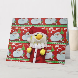 Cartão de Natal do Papai Noel Pato Danny