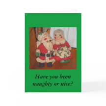 Cartão de Natal do Sr. e da Sra. Claus