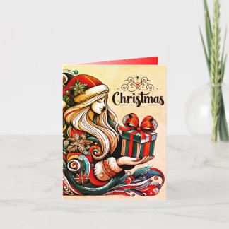 Cartão de Natal Dobrado