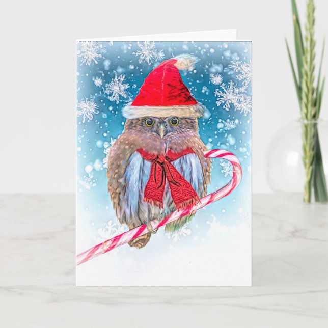 Cartão de Natal Dobrado (Frente)