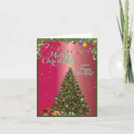 Cartão de Natal Dobrado Feliz Natal