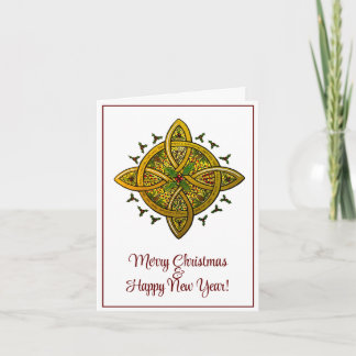 Cartão de Natal dobrado impresso a partir de arte