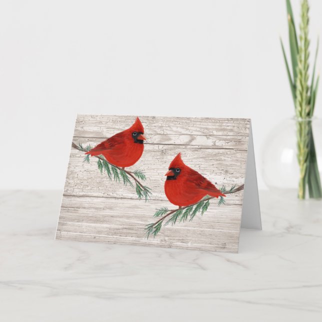 Cartão de Natal dos Cardinhos (Frente)