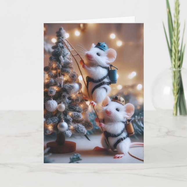 Cartão de Natal dos Ratos (Frente)