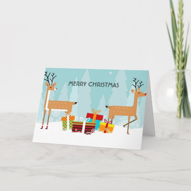 Cartão de Natal dos Renardes (Frente)