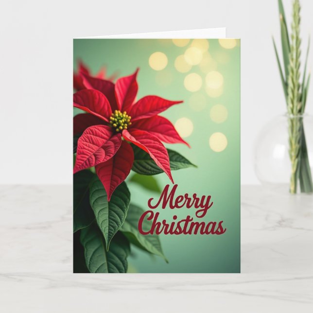 Cartão de Natal Dreamy Bloom (Frente)