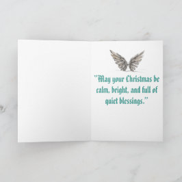 Cartão de Natal Driftwood Winter Wings • Geado