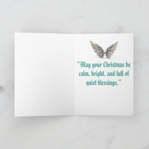 Cartão de Natal Driftwood Winter Wings • Geado