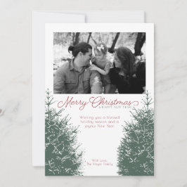 Cartão de Natal e Ano Novo Tradicional