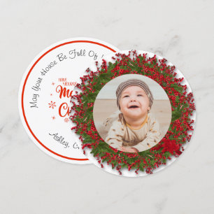 Cartão de Natal e Filha de Filme para Modelo de F