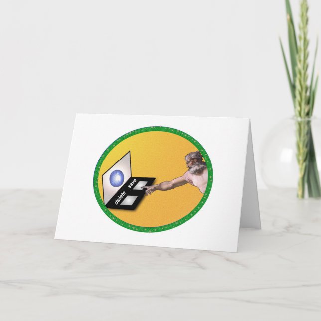 Cartão de Natal (economias contra o tema da (Frente)