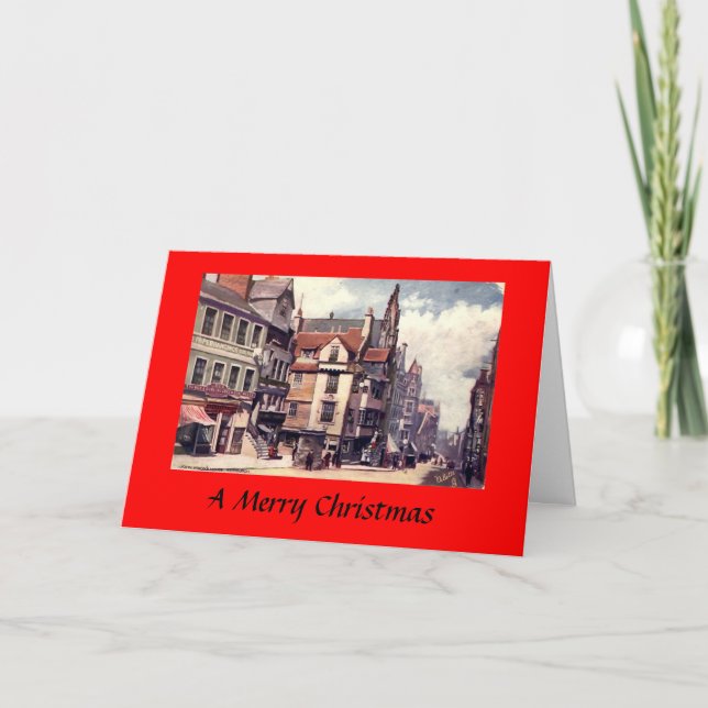 Cartão de Natal - Edimburgo (Frente)