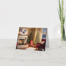 Cartão de Natal Elegante e Moderno