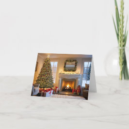 Cartão de Natal Elegante e Moderno