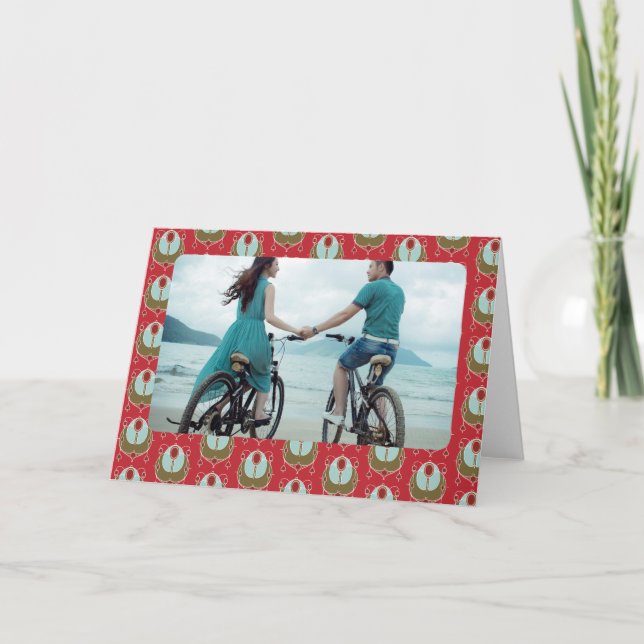 Cartão de Natal em Art Nouveau (Frente)