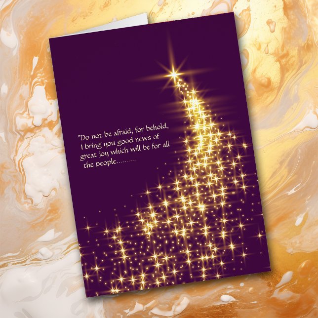 Cartão de Natal em Cascade Bethlehem Star (Criador carregado)