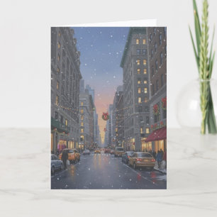 Cartão de Natal em Nova York