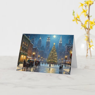 Cartão de Natal em Nova York