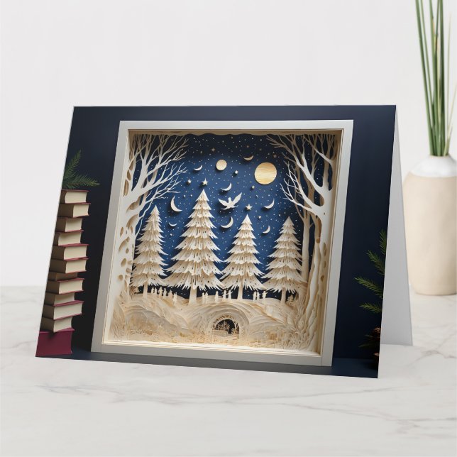 Cartão de Natal em papel  (Frente)