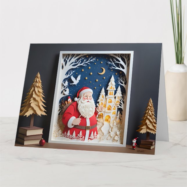 Cartão de Natal em papel  (Frente)