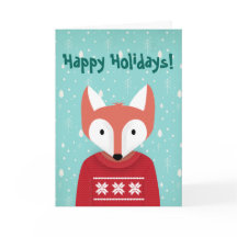 Cartão de Natal em Woodland