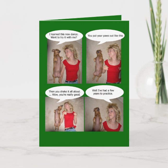 Cartão de Natal Engraçado (Frente)