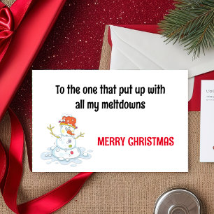 Cartão de Natal Engraçado