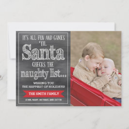 Cartão de Natal Engraçado, Cartão com fotos de Fér