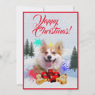 Cartão de Natal Engraçado Fácil Personalizado para