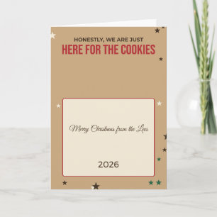 Cartão de Natal engraçado Kraft para quem ama Cook