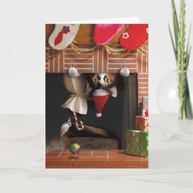 Cartão de Natal Engraçado Melhor Adorável (Frente)