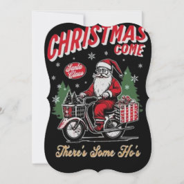 Cartão de Natal Engraçado - Natal Natal Natal Humo