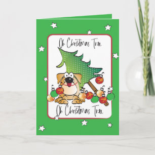 Cartão de Natal Engraçado para Cachorro