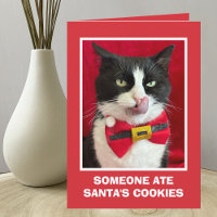 Cartão de Natal Engraçado Tuxedo