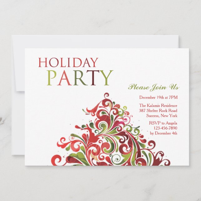 Cartão de Natal Espírito de Natal (Frente)