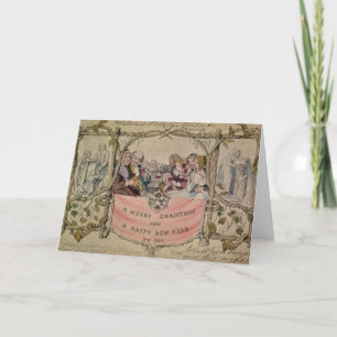 Cartão de Natal, exemplo do Natal conhecido