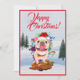 Cartão de Natal Fácil Personalizado Divertido Fren