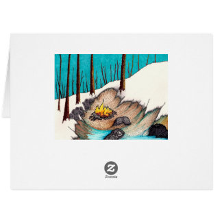 Cartão de Natal feito sob encomenda do Sharpie