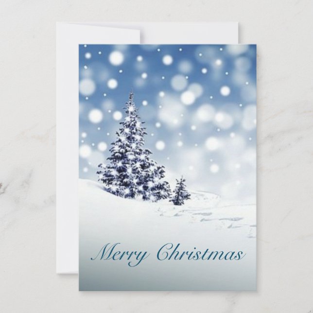 Cartão de Natal Feliz (Frente)