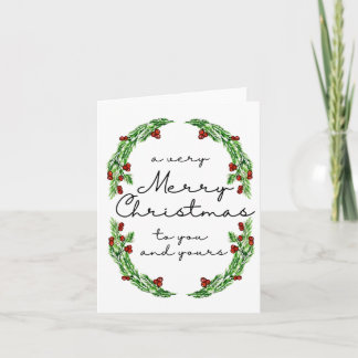 Cartão de Natal Feliz