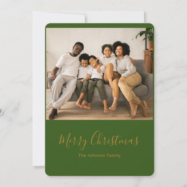 Cartão de Natal Feliz (Frente)