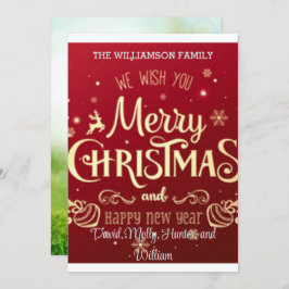 Cartão de Natal Feliz