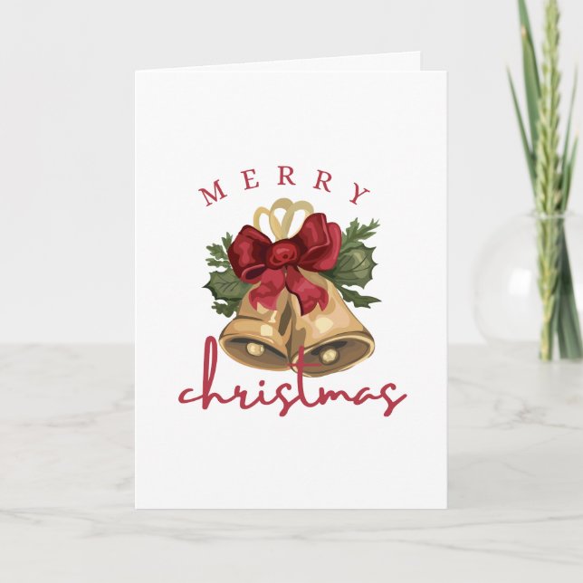 Cartão de Natal Feliz (Frente)