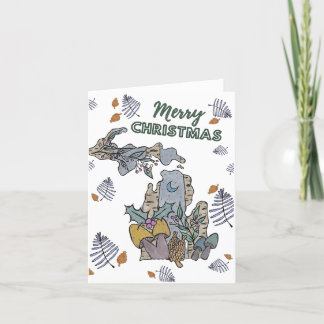 Cartão de Natal Feliz de Michigan