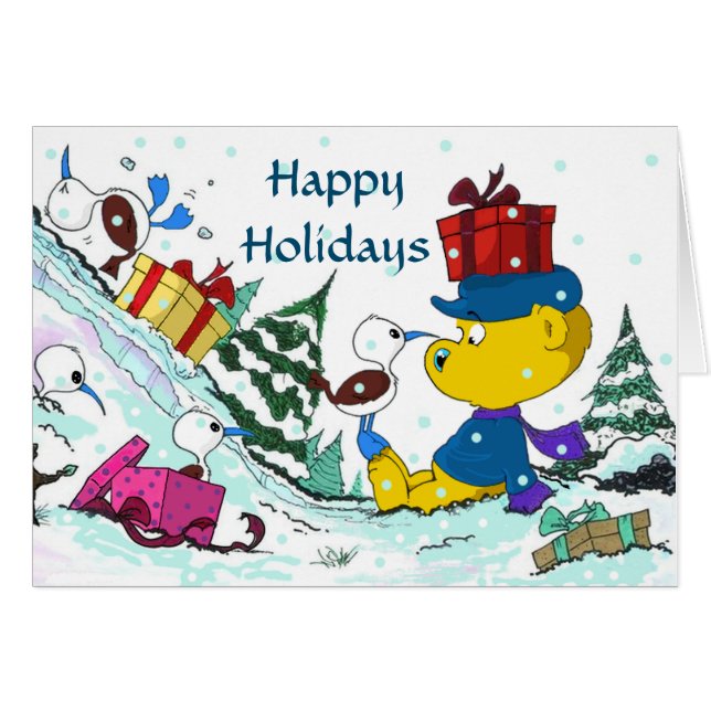 Cartão de Natal Ferald (Frente Horizontal)