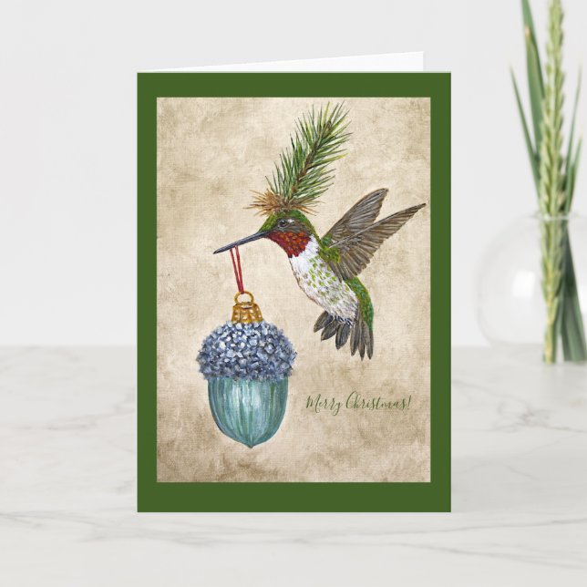 Cartão de Natal Festivo Ben (Frente)