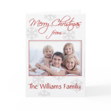 Cartão de Natal Fotográfico