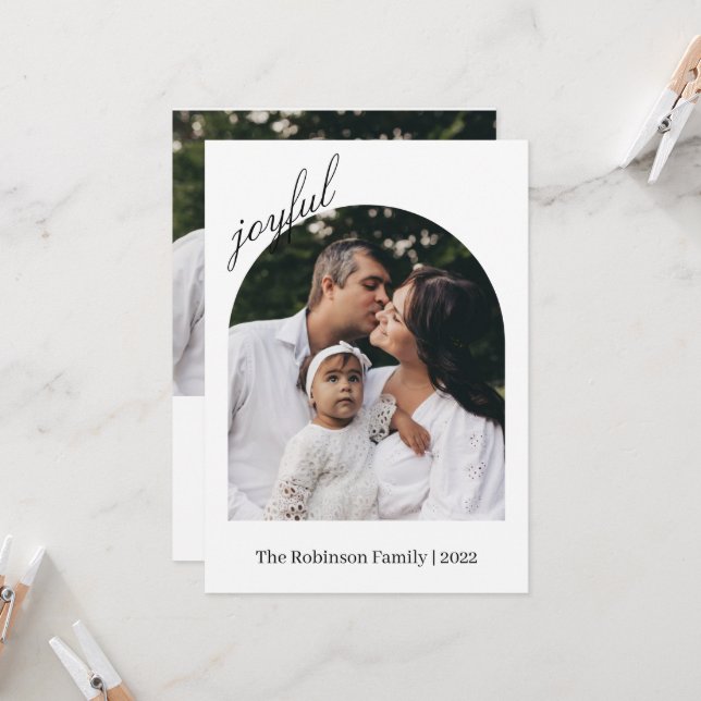 Cartão de Natal Fotográfico | Cartão com fotos de  (Frente/Verso In Situ)