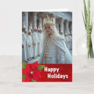 Cartão de Natal Gay Swedish LightFest de Santa Lúc